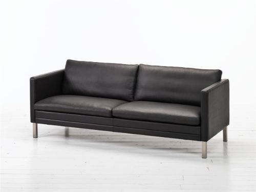 Mogens Hansen MH276 4 Pers Sofa L: 240 cm - Premium Læder / Sort