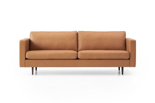 Mogens Hansen MH321 2,5 Pers Sofa L: 188 cm - Elmobaltique Læder / Cognac Farvekode: 43001