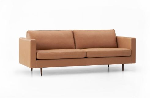 Mogens Hansen MH321 3-Personen-Sofa L: 218 cm – Elmobatique-Leder / Cognac