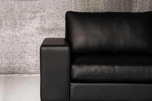 Mogens Hansen MH 221 Ecksofa 5 Pers. L: 235 cm – Premium-Leder / Schwarz
