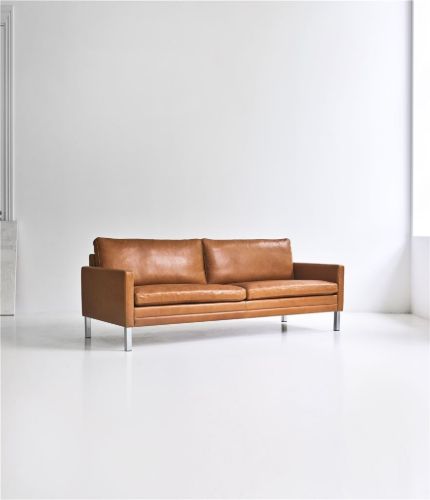 Mogens Hansen MH 376 2 1/2-Personen-Sofa L: 180 cm – Premium-Leder / Cognac