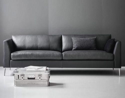 Mogens Hansen MH 272 2-Personen-Sofa L: 158 cm – Premium-Leder / Schwarz
