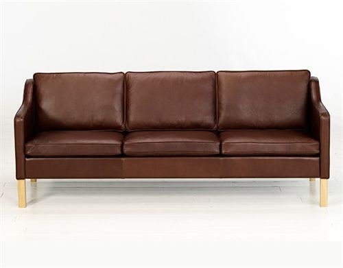Mogens Hansen MH495 Sofa 2,5 Pers L: 179 cm - Mørkebrun / Premium Læder 