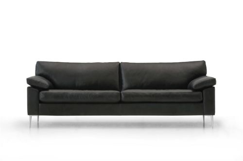 Mogens Hansen MH2163 2 1/2 Pers Sofa L: 194 cm - Premium Læder / Sort