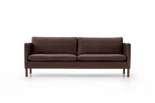 Mogens Hansen MH276 3 Pers Sofa L: 210 cm - Camaro 16 Brown/Valnød