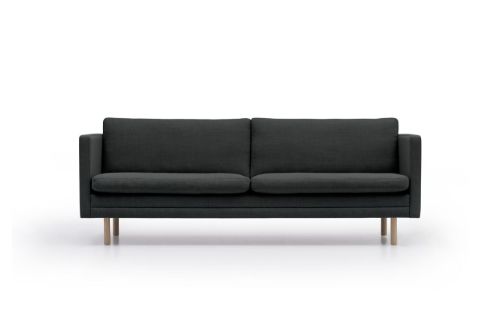 Mogens Hansen MH276 3 Pers Sofa m. Runde Ben L: 210 cm - Fiord 0191/Eg