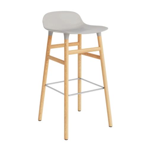 Normann Copenhagen Form Barhocker 75 cm. - Eiche/Warm Grey