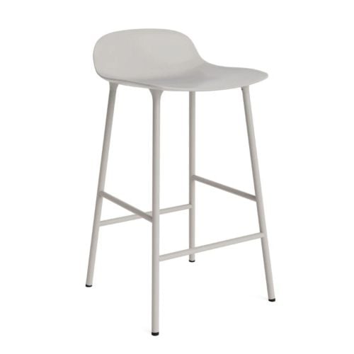 Normann Copenhagen Form Barhocker 65 cm - Pulverbeschichteter Stahl/Warm Grey