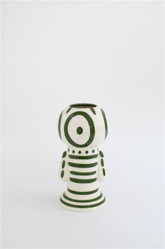 raawii Dummy Vase H: 30 cm - Dunkelgrün