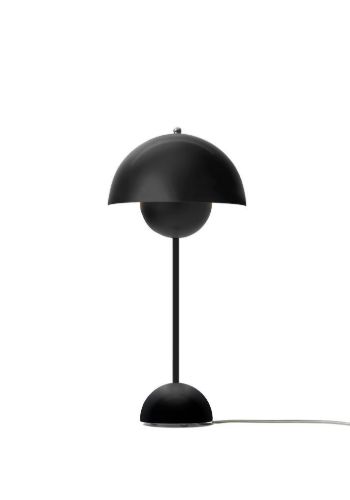 &Tradition Flowerpot VP3 Bordlampe H: 50 cm - Matt Black