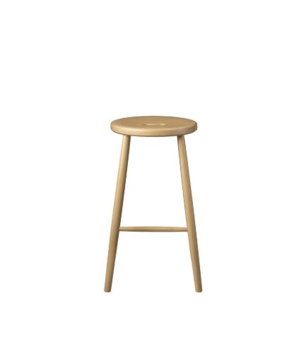 FDB Møbler J27C Counter Barstol Børge Mogensen SH: 65 cm - Bøg/Natur