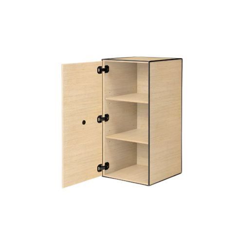 Audo Copenhagen Rahmen 70 70x35 cm inkl. Tür und 2 Regale – Eiche