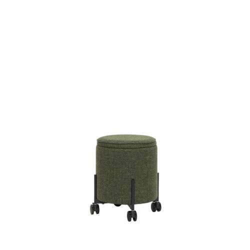 Hübsch Contain Puf Small Ø: 42 cm - Grøn