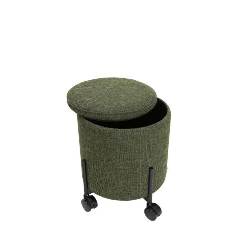 Hübsch Contain Puf Small Ø: 42 cm - Grün