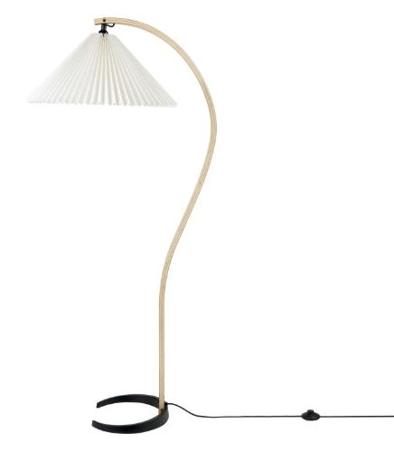 GUBI Timberline Floor Lamp H: 151 cm - Eg/Birk