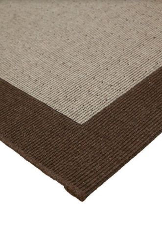 HC Carpets Casablanca Flachgewebter Teppich 133x195 cm - Braun