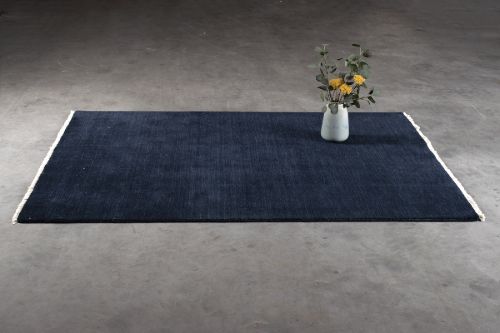 HC Carpets Skagen Handgewebter Teppich 200x290 cm - Dunkelblau
