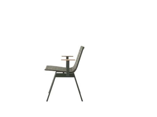 &Tradition Ville AV34 Andersen & Voll Outdoor Sessel SH: 46 cm - Bronzegrün