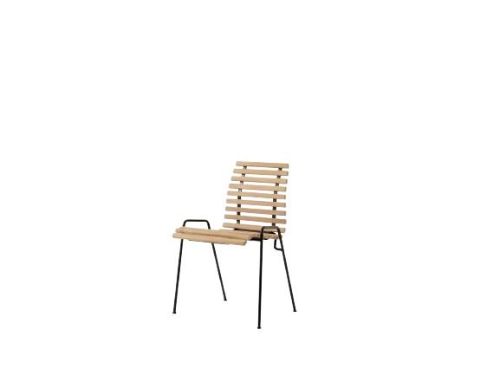 &Tradition RFH Terrace RD4 Outdoor Chair - Teak & Black