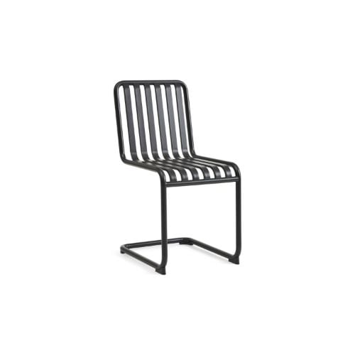 HAY Palissade Cantilever Chair H: 81,5 cm - Anthracite