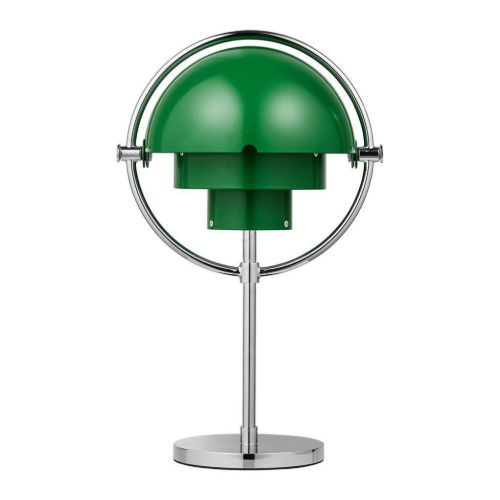 GUBI x Jacobsen Møbler Multi-Lite Limited Special Edition Portable Lampe H: 30 cm - Chrome/Clover Green