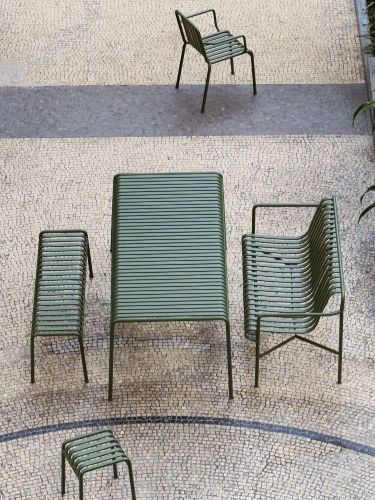 HAY Palissade Tisch 170x90 cm - Olive