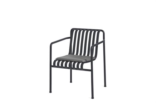 HAY Palissade Dining Armchair Seat Cushion 41,5x41,5 cm - Anthracite 