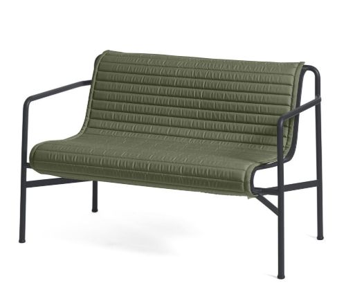 HAY Palissade Dining Bench Steppkissen 107,5 x 104,5 cm – Olive
