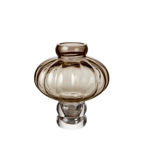 Louise Roe Balloon Vase #02 H: 20 cm - Smoke