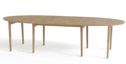 Skovby SM78 Esstisch 109x190 cm inkl. 2 zusätzliche Teller – seifenbehandelte Eiche