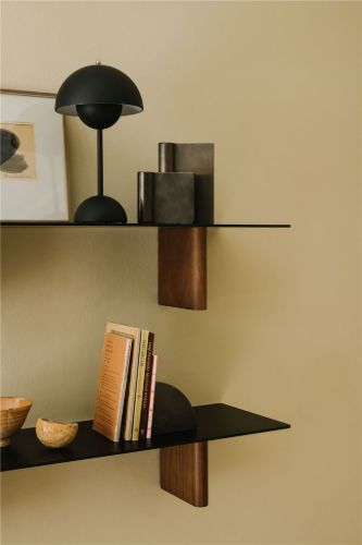 &Tradition Flowerpot VP9 Tischlampe H: 29,5 cm - Matt Schwarz