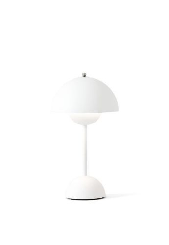 &Tradition Flowerpot VP9 Tischlampe H: 29,5 cm - Mattweiß