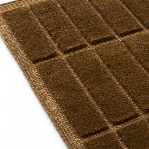 Audo Copenhagen Tile Teppich 200x300 cm - Haselnuss Fliesen