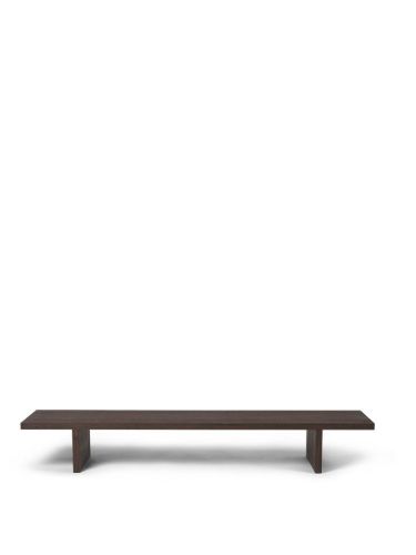 Ferm Living Kona Display Table L: 138 cm - Dark Stained Oak