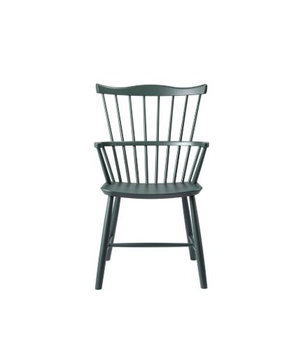 FDB Møbler Børge Mogensen Stol J52B - Bøg/Black Green