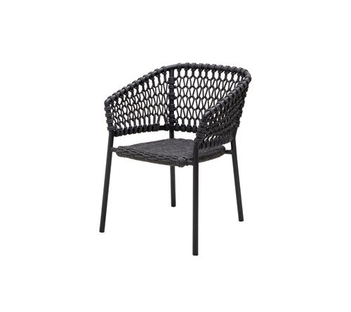 Cane-line Outdoor Ocean Stol, stabelbar - Dark Grey