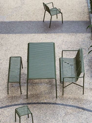 HAY Palissade Tisch 170x90 cm - Olive